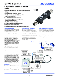 Thumbnail of document Data Sheet - SP-010-1 Smart Load Cell interface with I/O